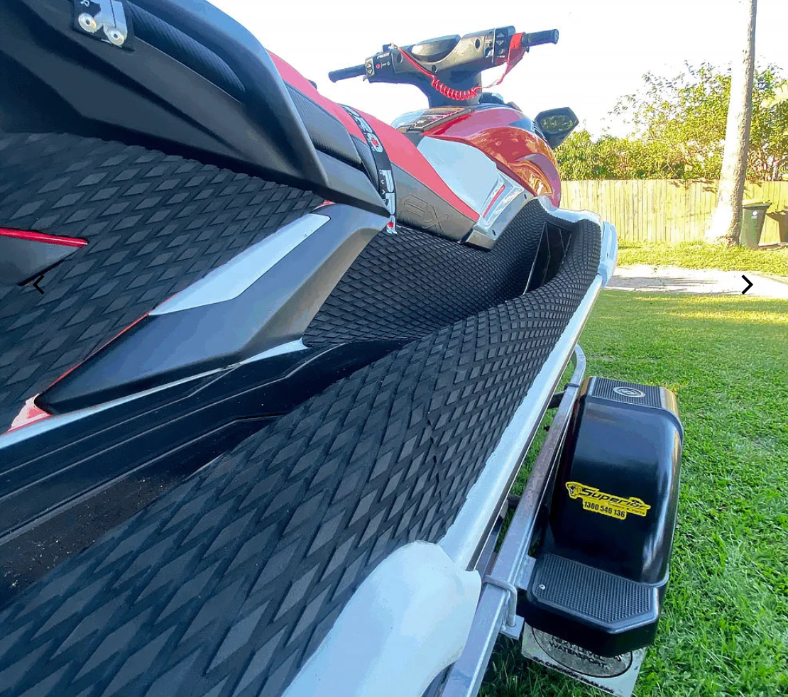 EVA Jet Ski Traction Turf - All Black