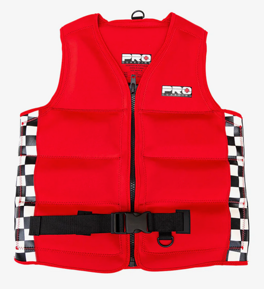 JetSki Life Vest - Solid Red.