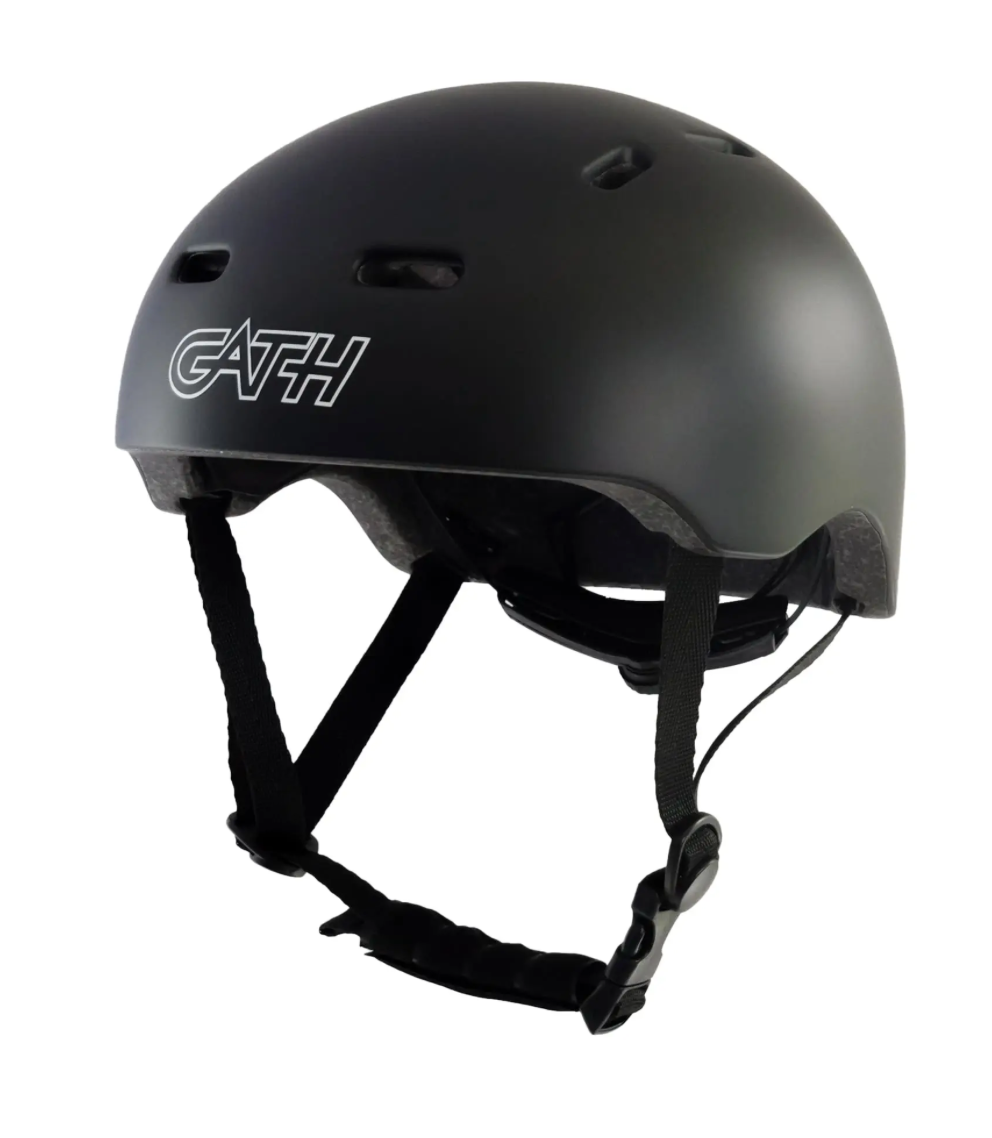 GATH RGM Black - Certificated Helmet for Surf and Skate.